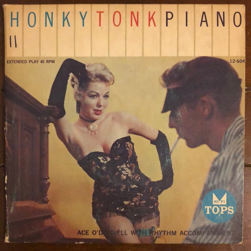 Honky Tonk Piano Vinyl 45 Record '57